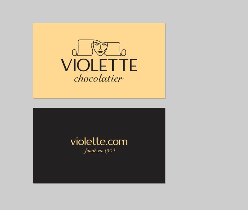 比利時Violette巧克力品牌VI設計