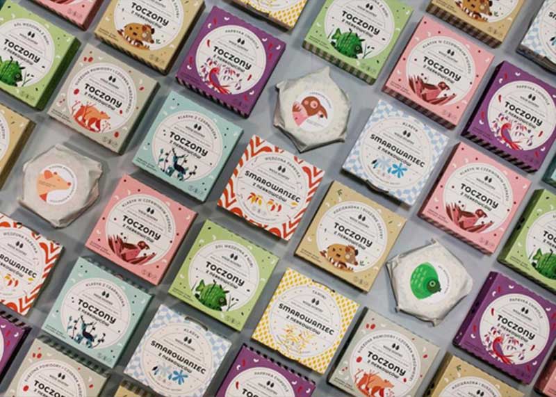 可鹽可甜，動物愛好者的心頭好｜小清新插畫素食包裝設計