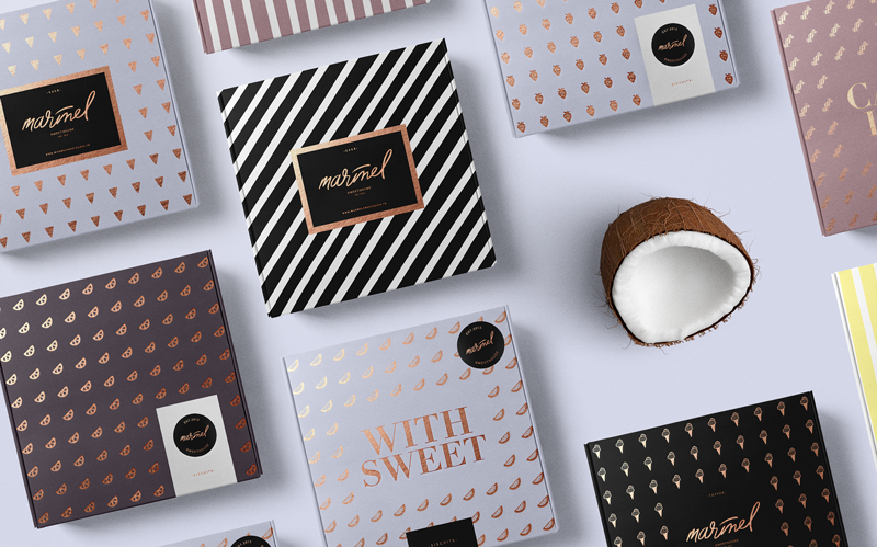 為了博得美人一笑，甜品包裝也是拼了……