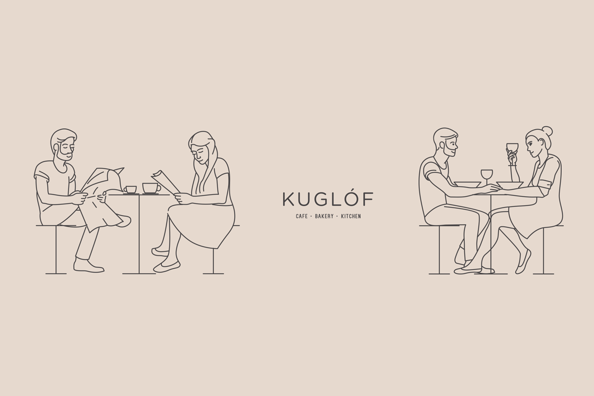 時尚餐飲咖啡甜點包裝設計，輕松愜意的生活