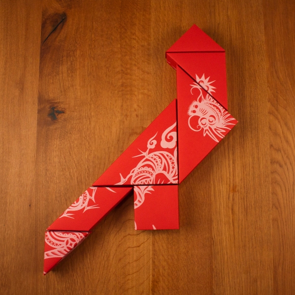 春節禮品盒包裝設計，新年七巧板的妙用