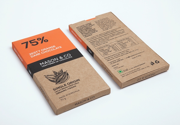 你最愛的甜食，手工黑巧克力的品牌包裝設計