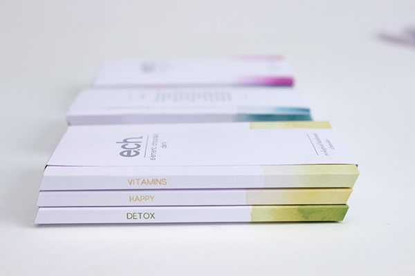 彩色之光， 生態手工巧克力食品包裝設計工程。