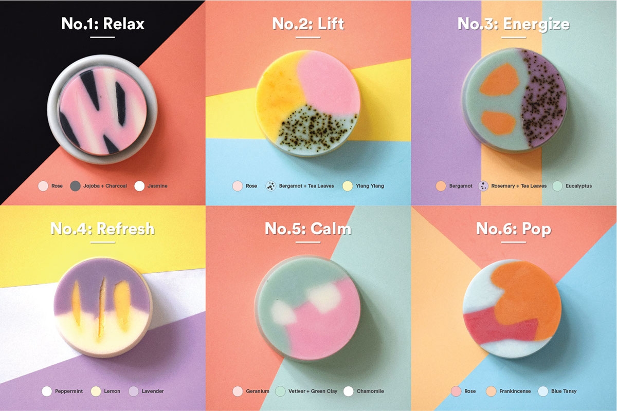 沐浴時間，全新的沐浴用品香皂產品包裝設計，盡情的放松休息吧！