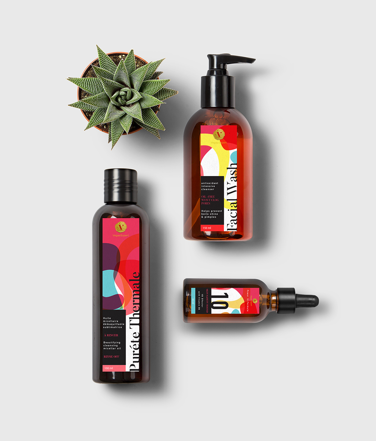 美國天然化妝品創意品牌包裝設計