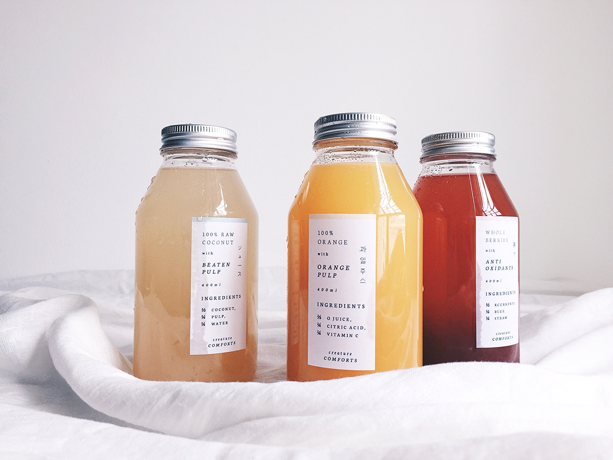 概念化早餐，面包與餅干食品飲料包裝設計