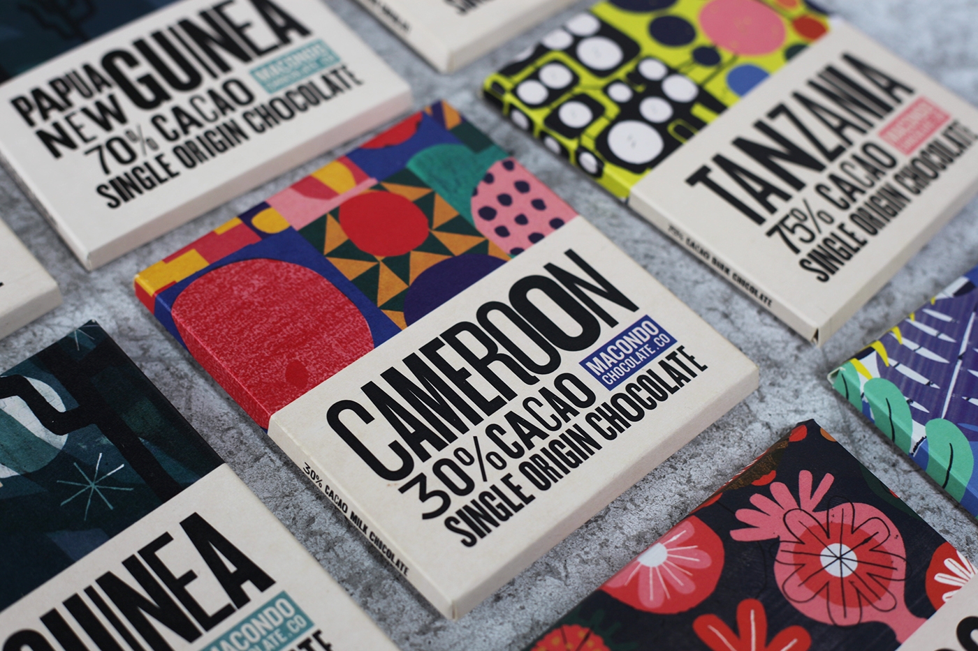 小型巧克力廠，從名稱生成到完整的包裝設計方案