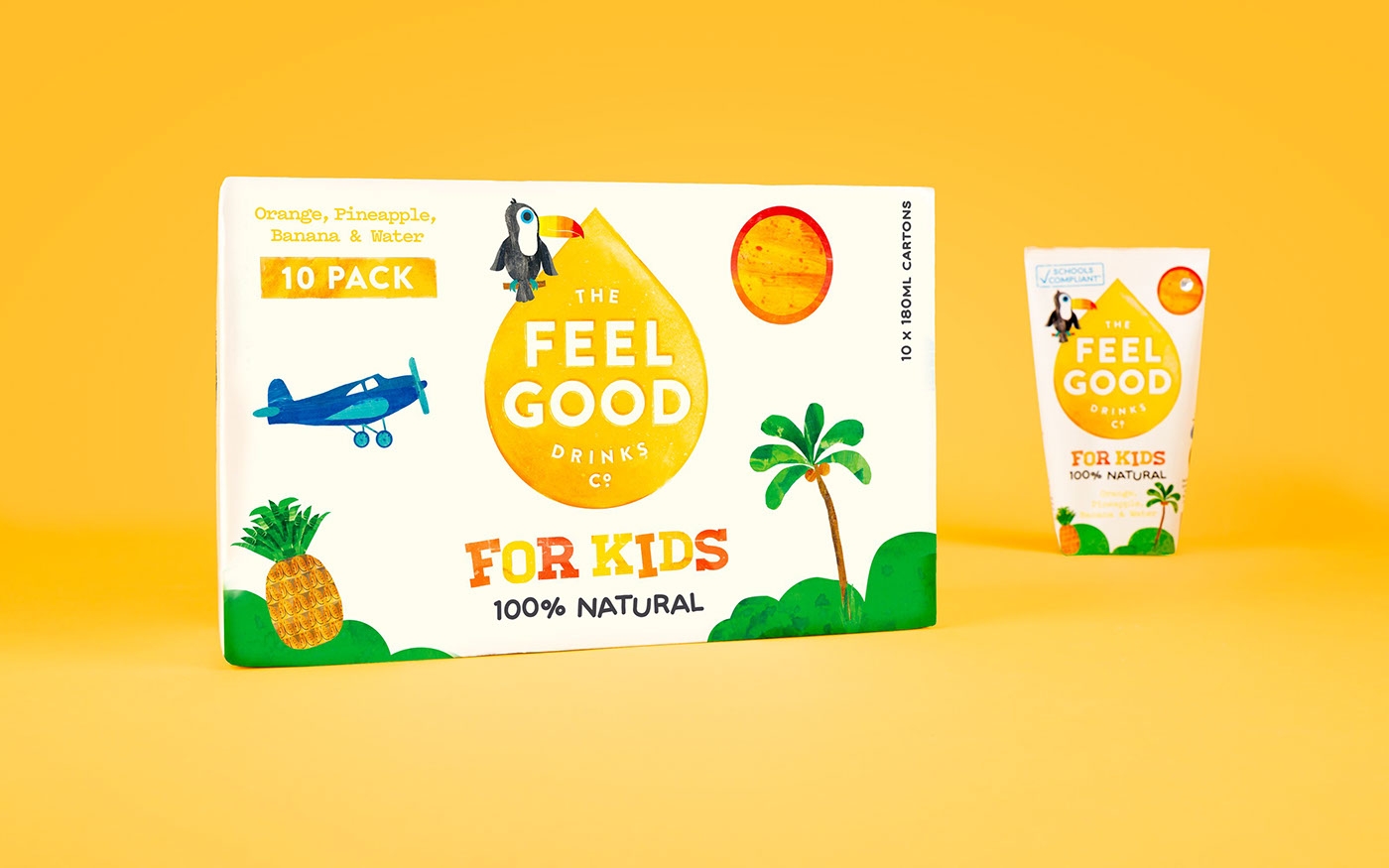 注重心態的飲料包裝設計