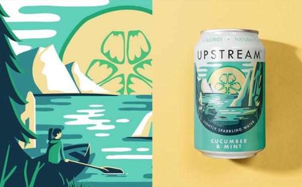 打開通往另一個世界的神奇之窗，帶你享受生活中片刻的寧靜｜蘇打水包裝設計