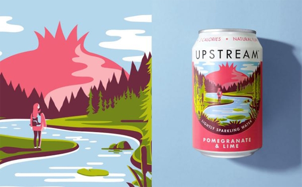 打開通往另一個世界的神奇之窗，帶你享受生活中片刻的寧靜｜蘇打水包裝設計