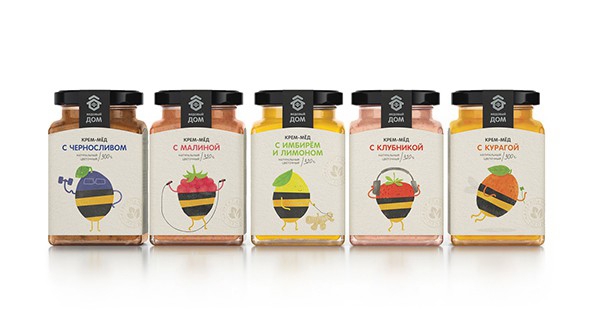 可愛到飛起的小水果？俏皮蜂蜜漿果包裝設計