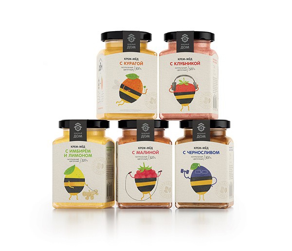 可愛到飛起的小水果？俏皮蜂蜜漿果包裝設計