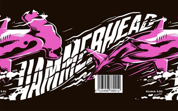 大魚也瘋狂？充滿動感的啤酒包裝設計