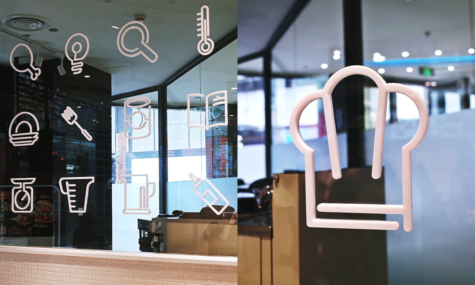 經常去肯德基，卻沒有發現墻上的小巧思|壁畫插畫設計