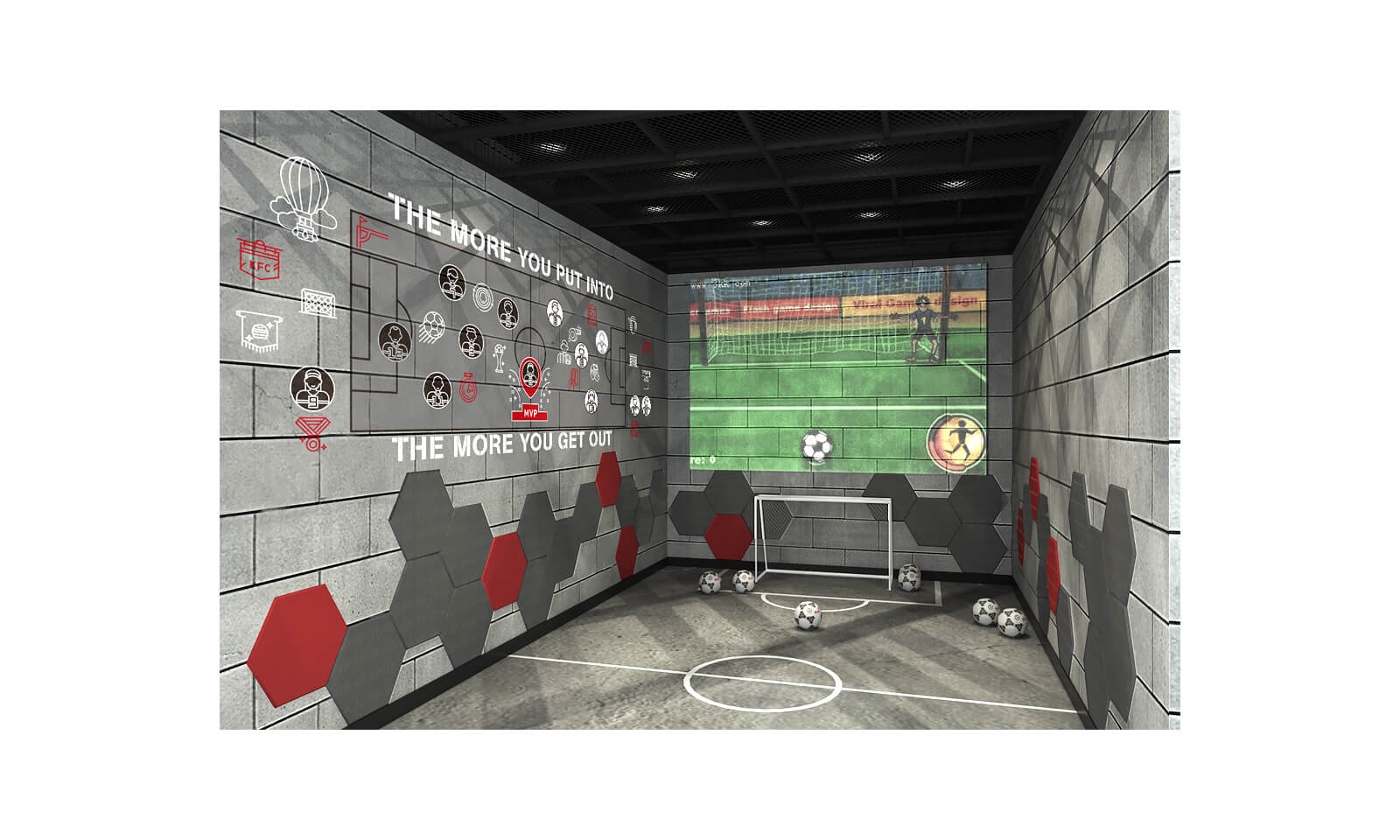 經常去肯德基，卻沒有發現墻上的小巧思|壁畫插畫設計